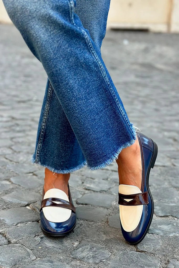 Ashlynn™ | Navy Blue Loafer