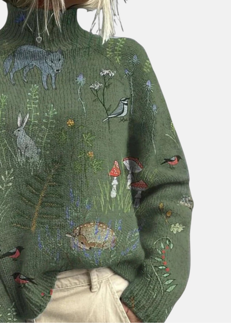 Aimelie | Elegant Turtleneck Jumper