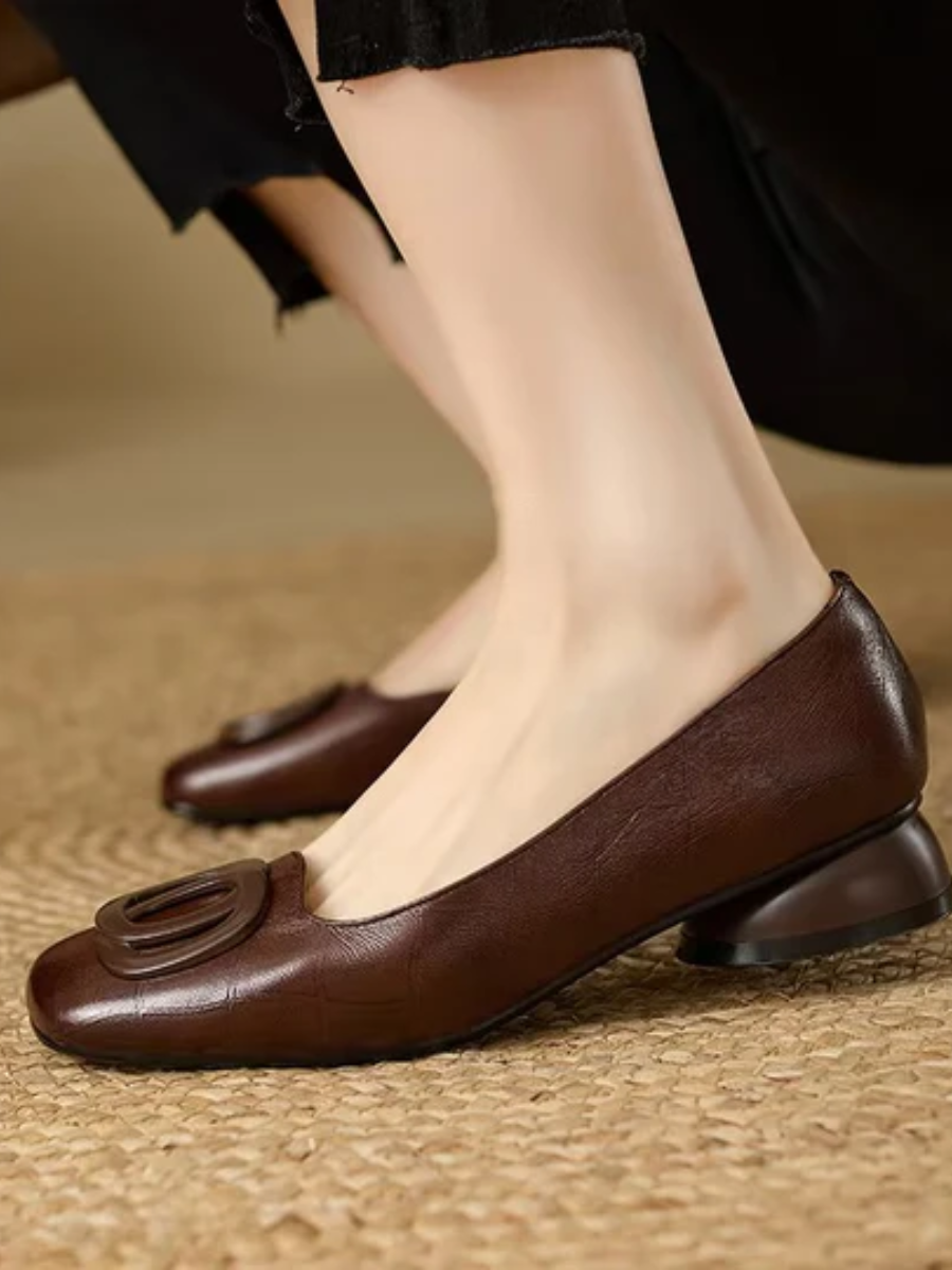 Opium | Leather Flats
