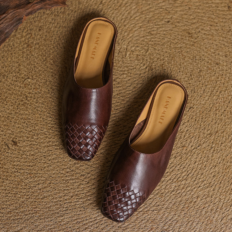 Paula - Geniune Leather Mules