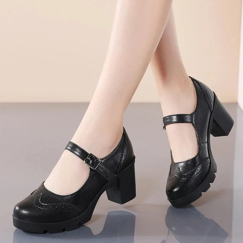 Suzy | Elegant Leather Pumps