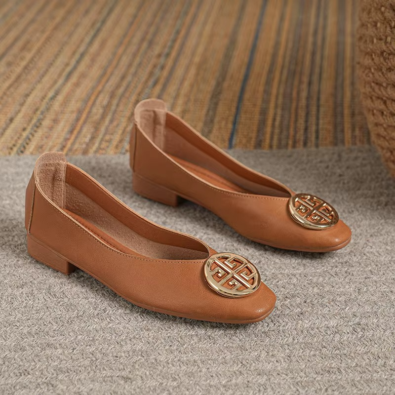Ariel - Leather Flats