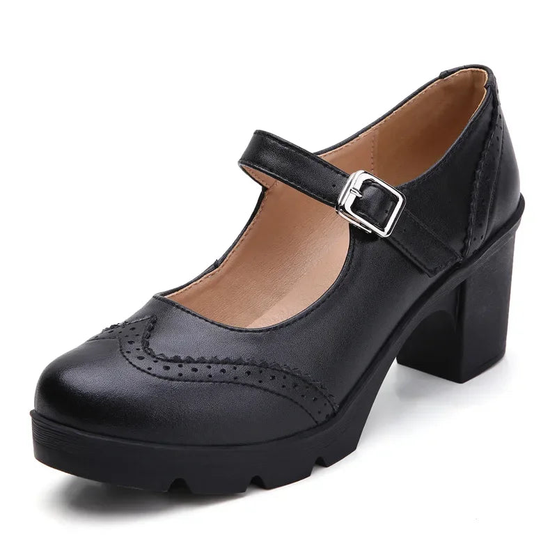 Suzy | Elegant Leather Pumps