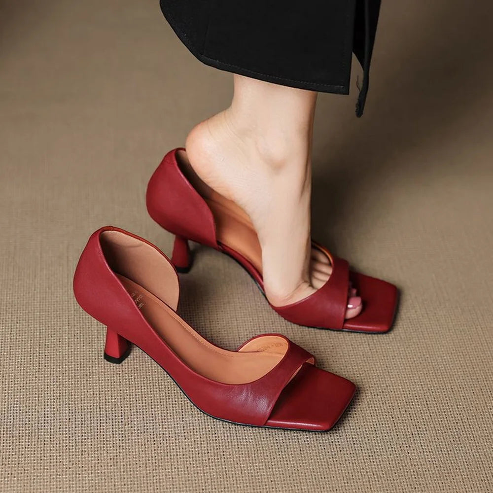 Veronica - Leather Heels
