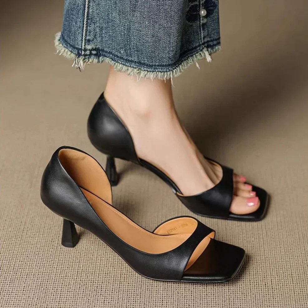Veronica - Leather Heels