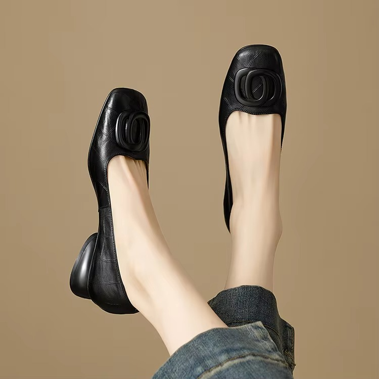 Mary - Leather Flats