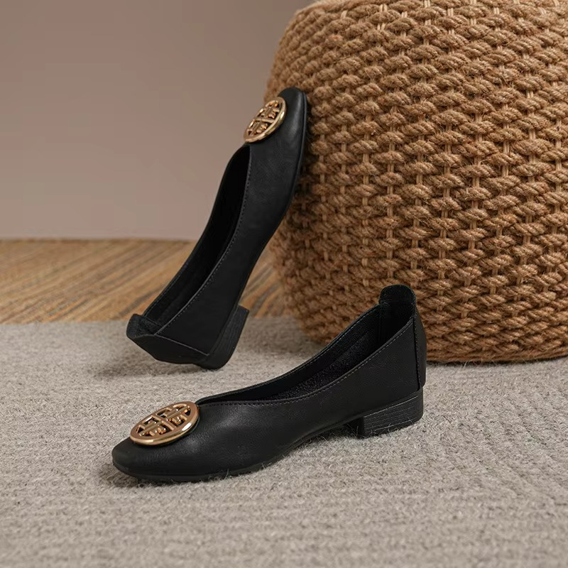 Ariel - Leather Flats
