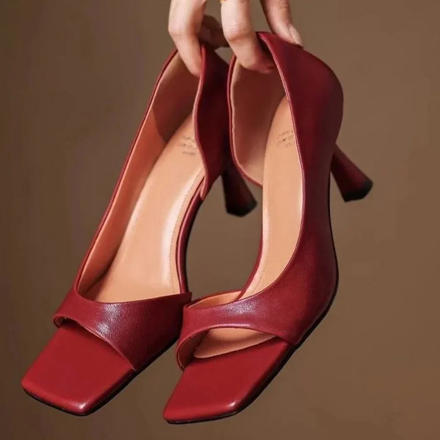 Veronica - Leather Heels