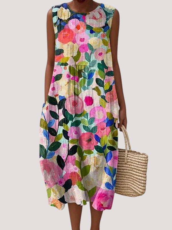Ava™ Floral Midi Dress