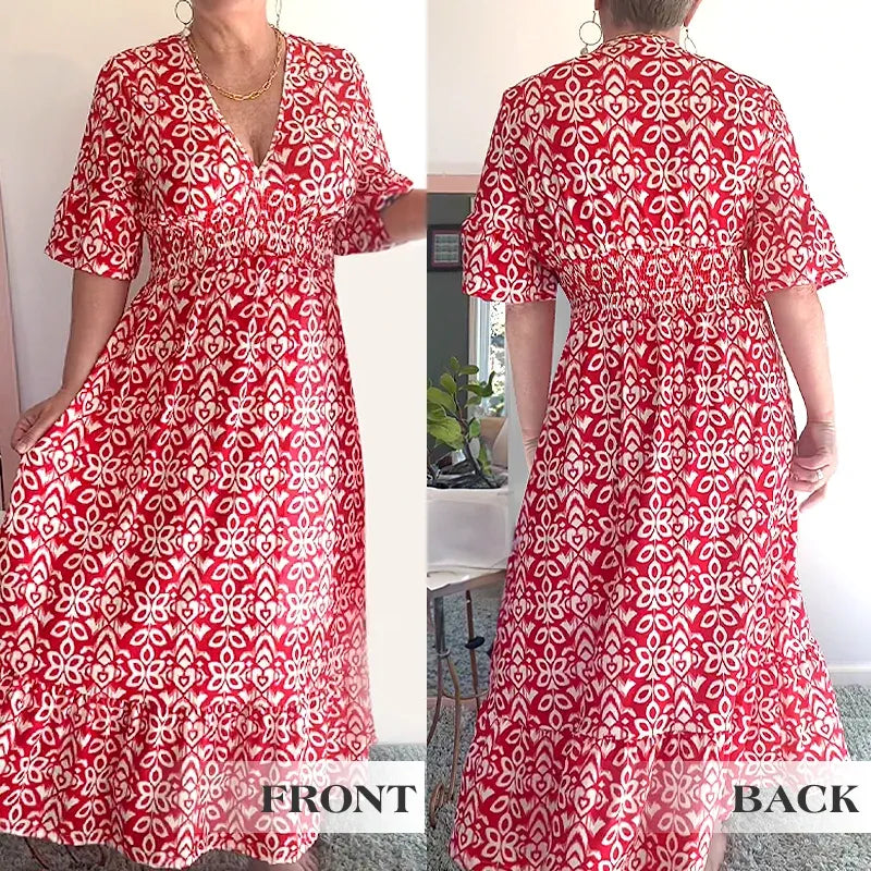 Selene | Bohemian Midi Dress